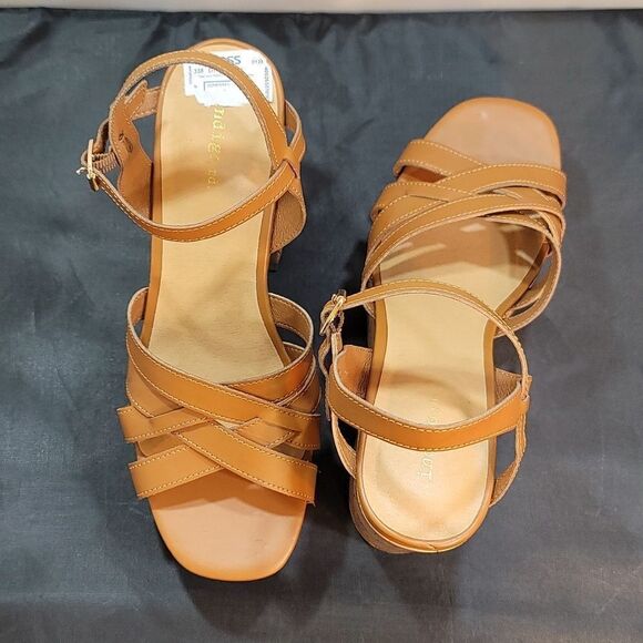 BRAND NEW INDIGO OPEN-TOE BLOCK HEEL SANDAL S2 - Picture 6 of 16